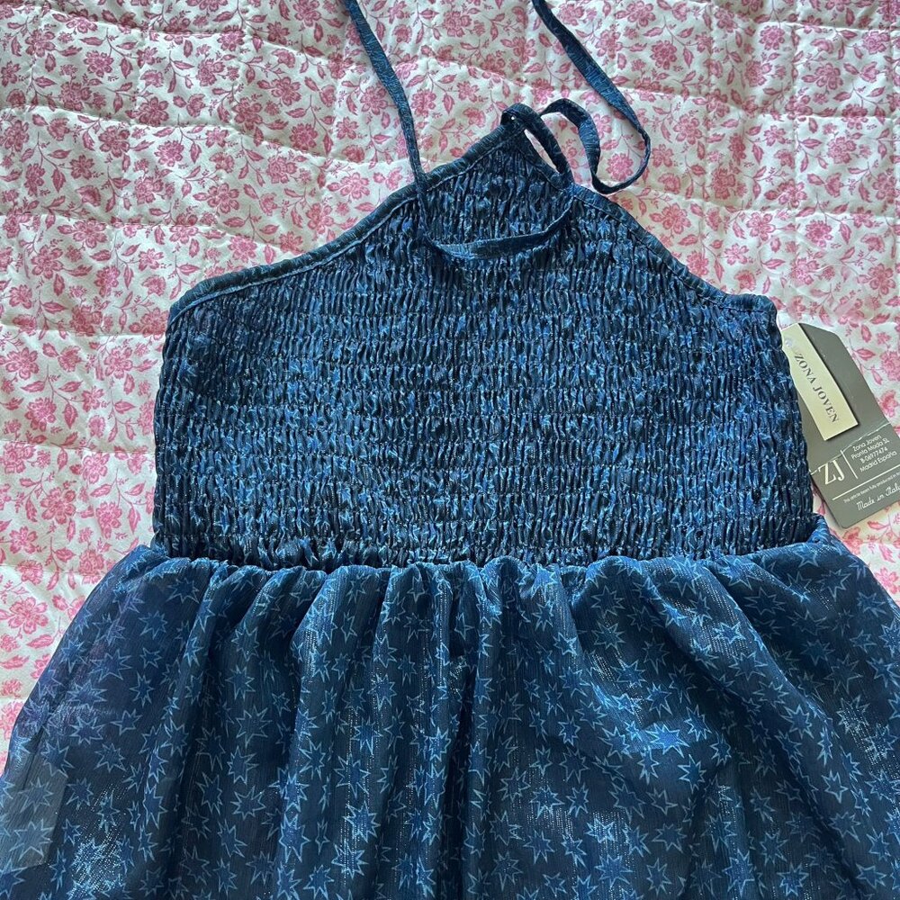 Blue Sparkly Top
